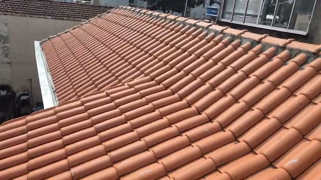 Reforma de telhado cerâmico